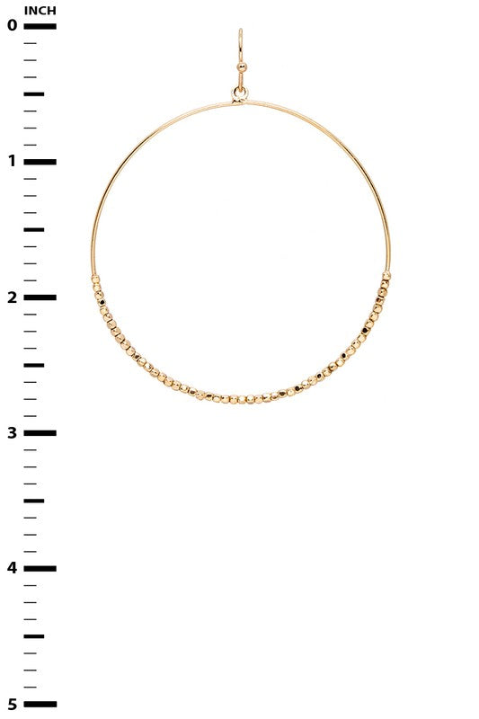 Iconic Ring Ring Drop Petite Nuggets Earrings