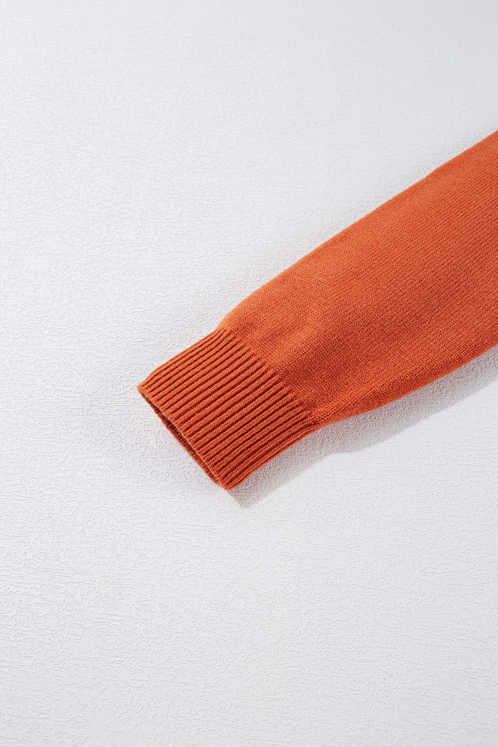 Orange Halloween Boo Drop Shoulder Knit Sweater