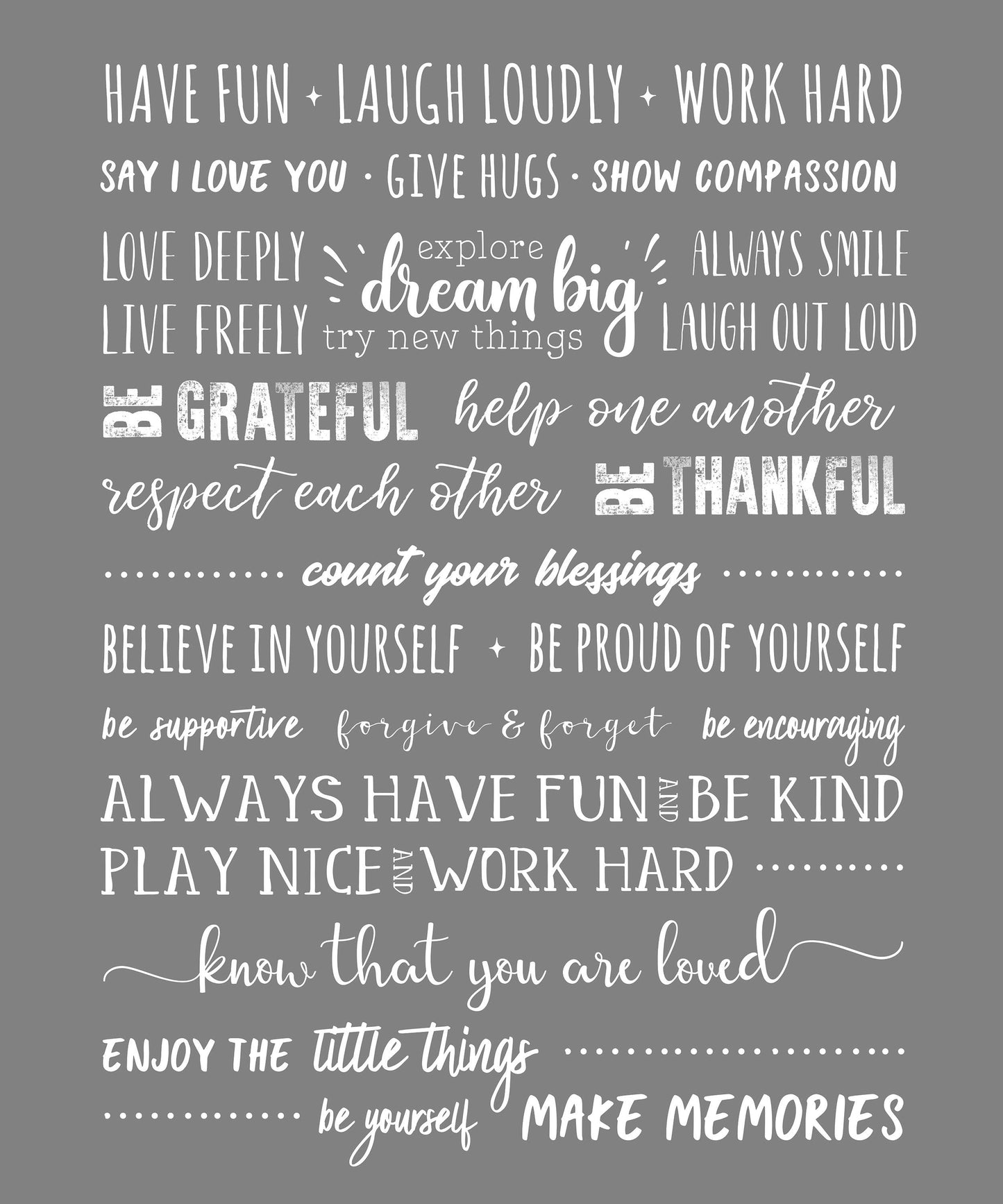 "Count Your Blessings" - Sentimental Sayings Throw Blanket