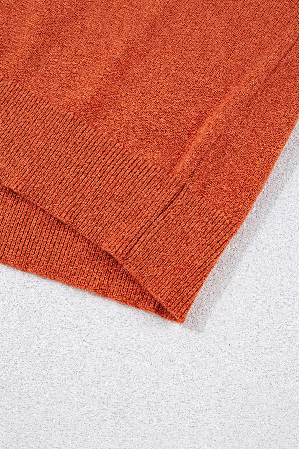 Orange Halloween Boo Drop Shoulder Knit Sweater