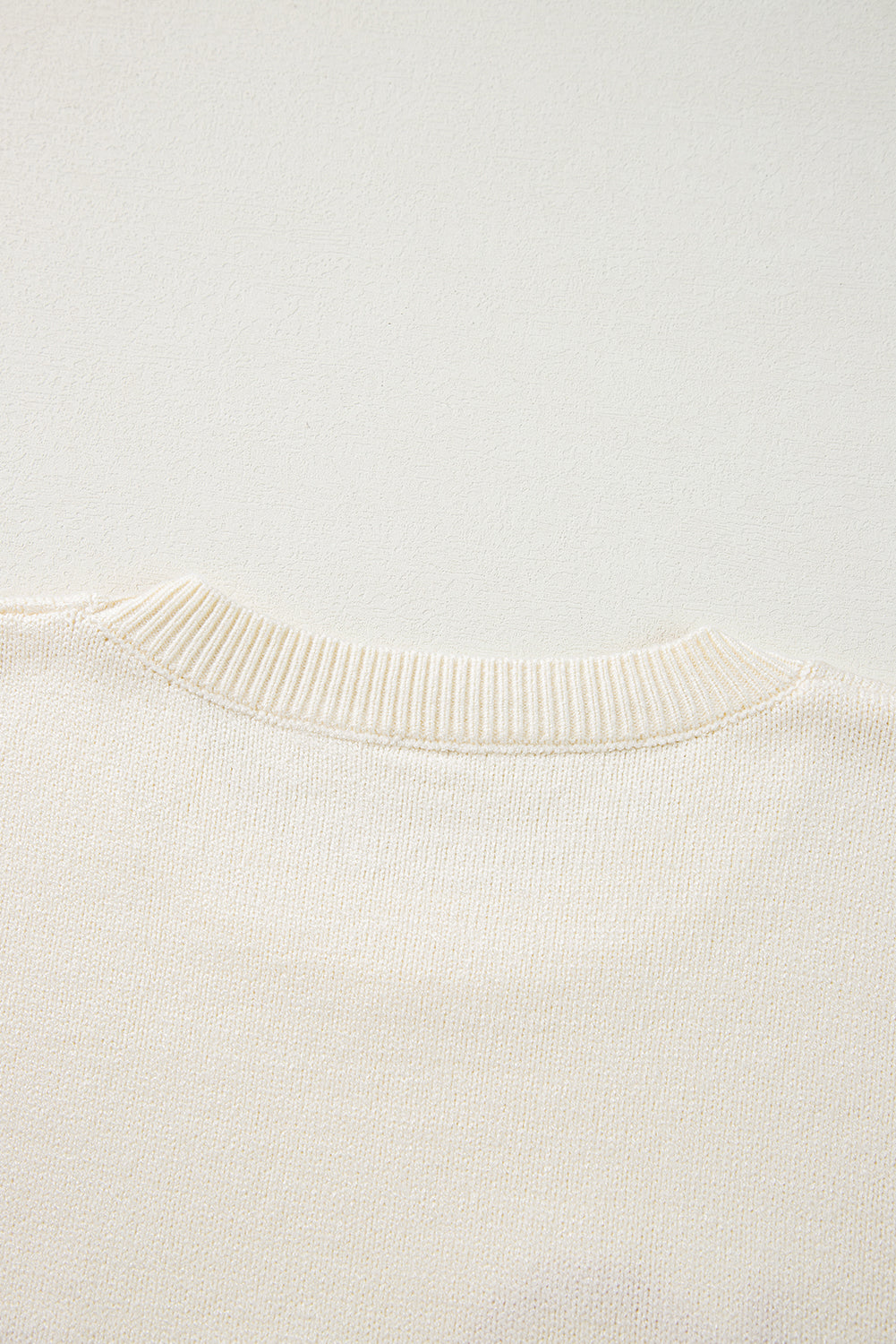 Orange Halloween Boo Drop Shoulder Knit Sweater