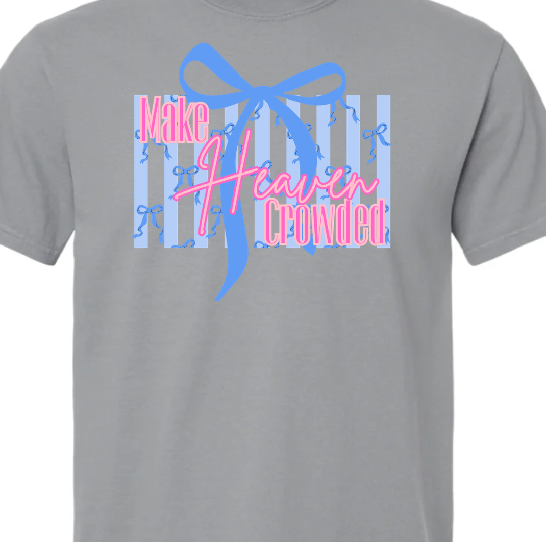 Coquette Make Heaven Crowded Comfort Color Tee