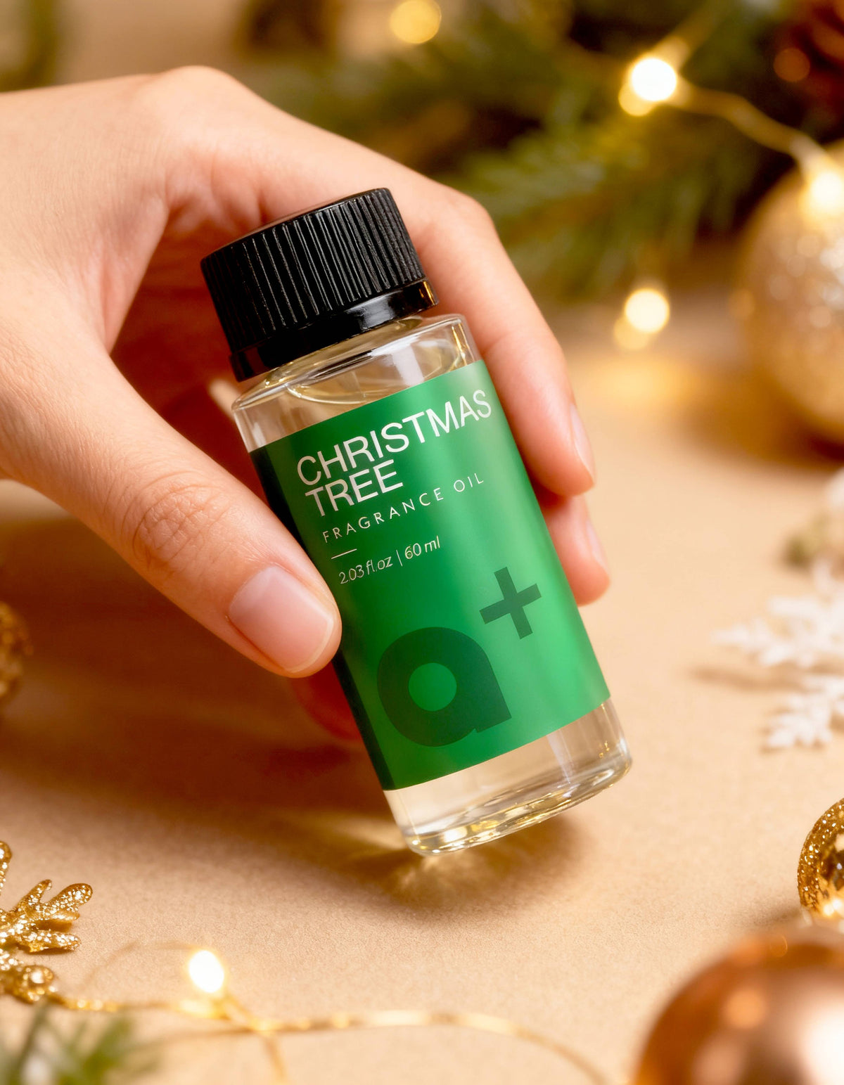 Aromar + Christmas Tree 2oz Holiday Waterless Fragrance Oil