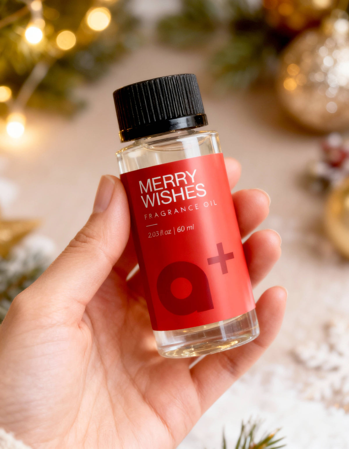 Aromar + Merry Wishes 2oz Holiday Waterless Fragrance Oil