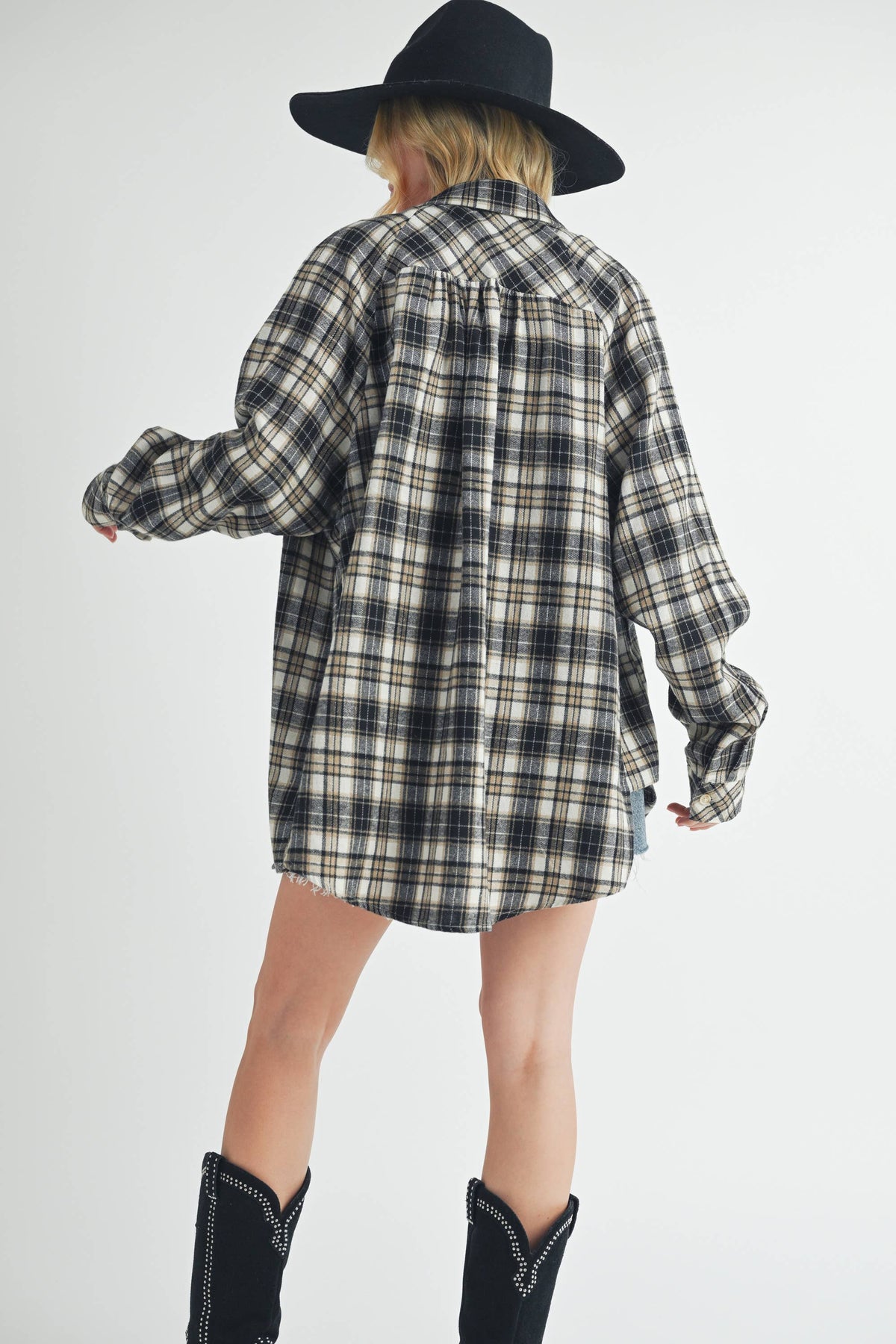 8375EN Abri Plaid Flannel Shirt 3