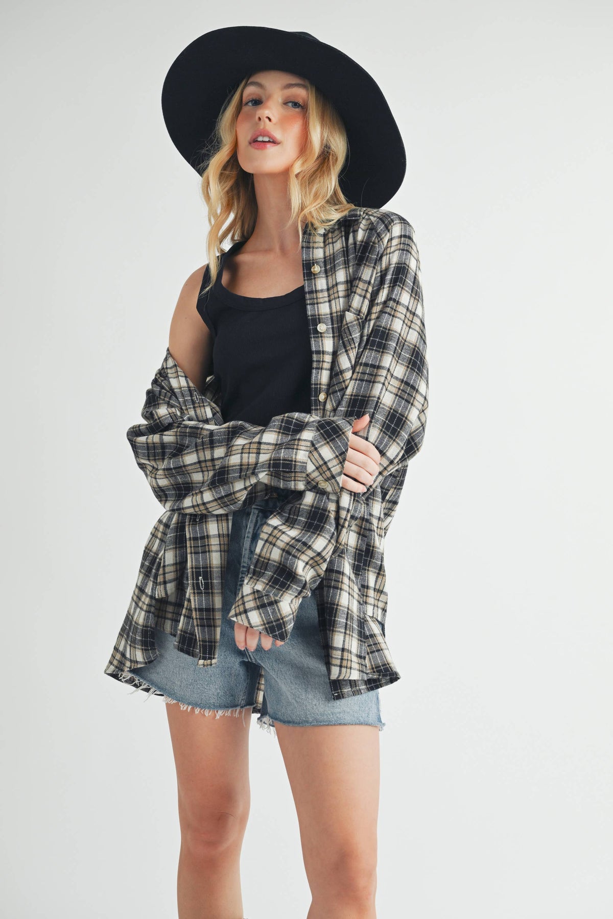 8375EN Abri Plaid Flannel Shirt 3