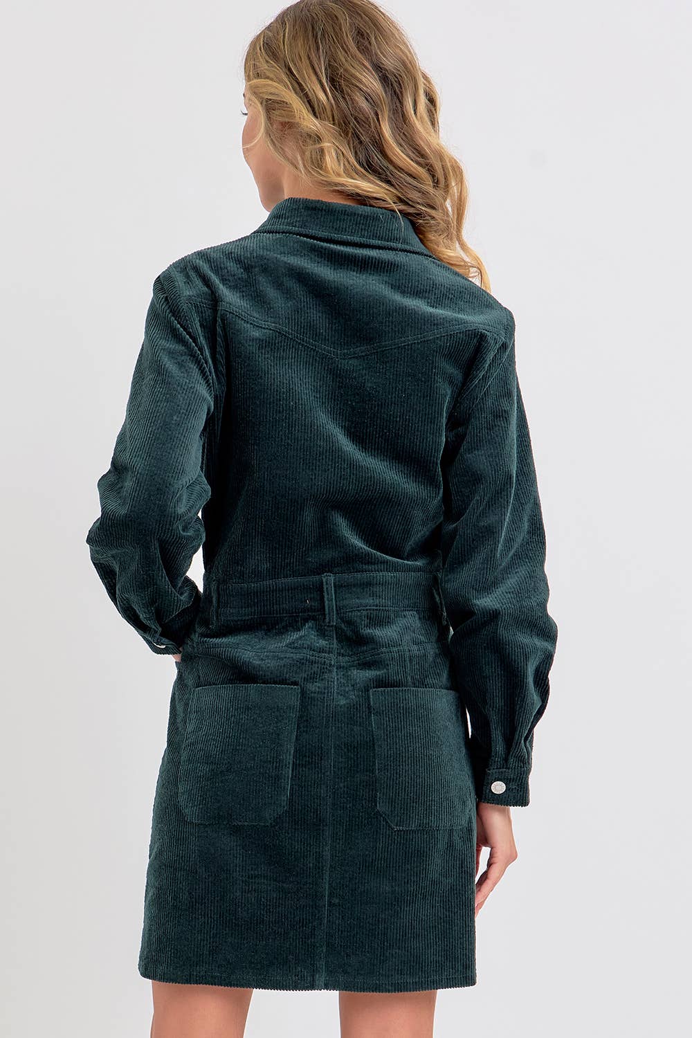 EVERYDAY CASUAL CORDUROY MINI DRESS