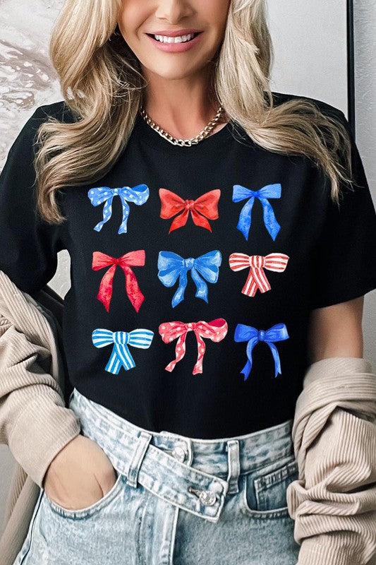 Coquette 4th Of July America Graphic T Shirts