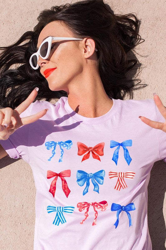 Coquette 4th Of July America Graphic T Shirts