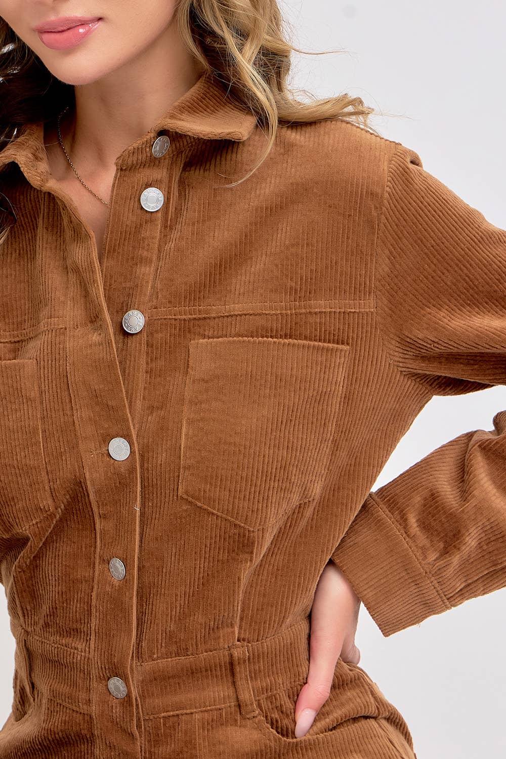 EVERYDAY CASUAL CORDUROY MINI DRESS