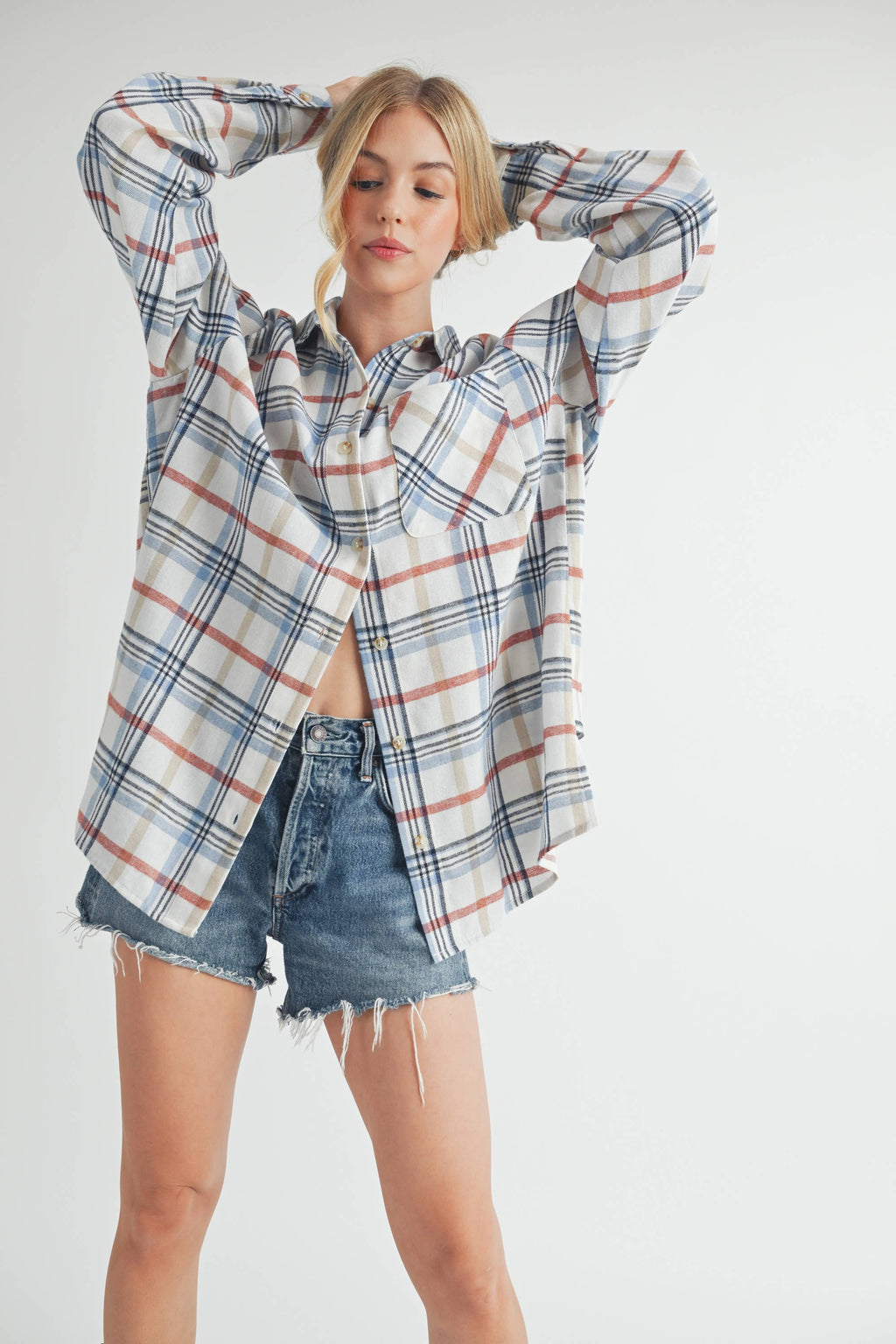 8375EN Abri Plaid Flannel Shirt 3