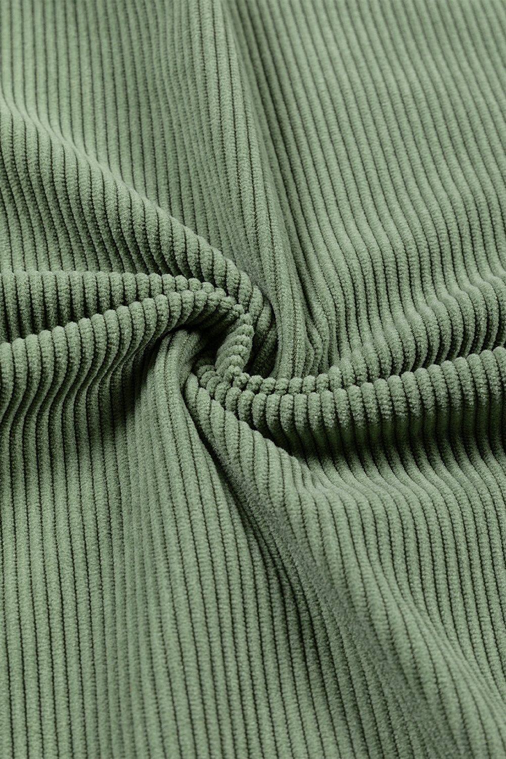 Light Grey Ribbed Corded Oversized Sweatshirt