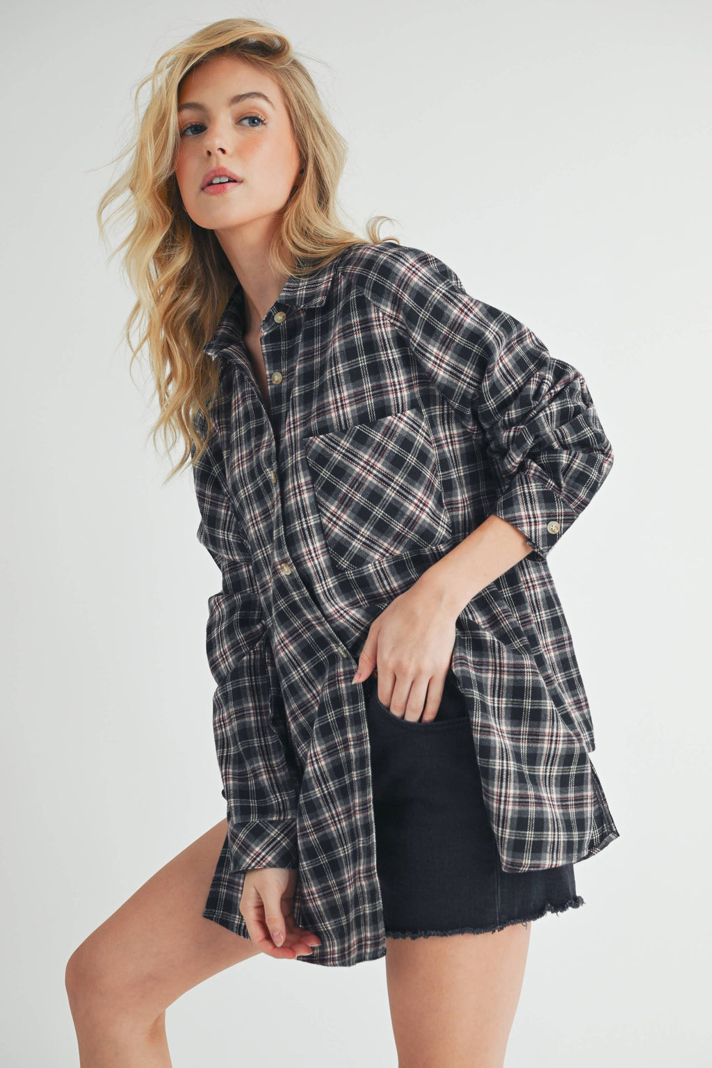 8375EN Abri Plaid Flannel Shirt 3