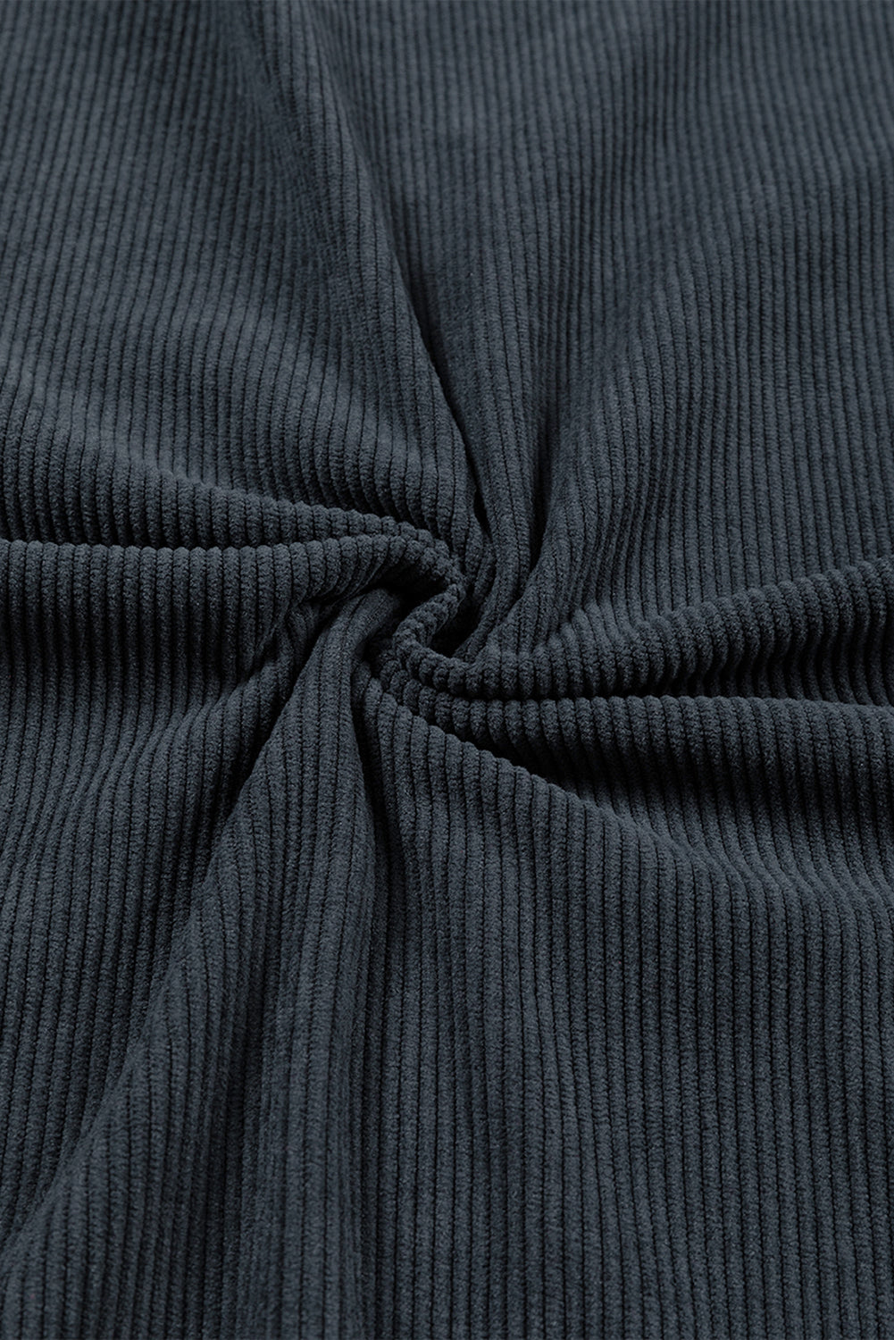 Light Grey Ribbed Corded Oversized Sweatshirt