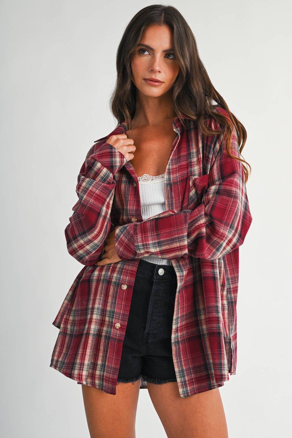 8375EN Abri Plaid Flannel Shirt 3
