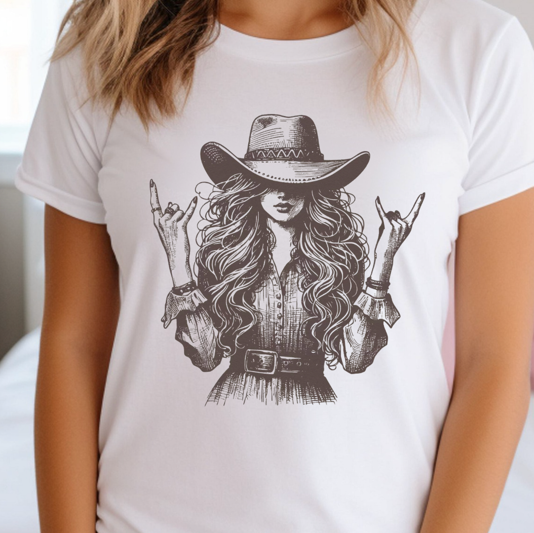 Rockstar Cowgirl Tee