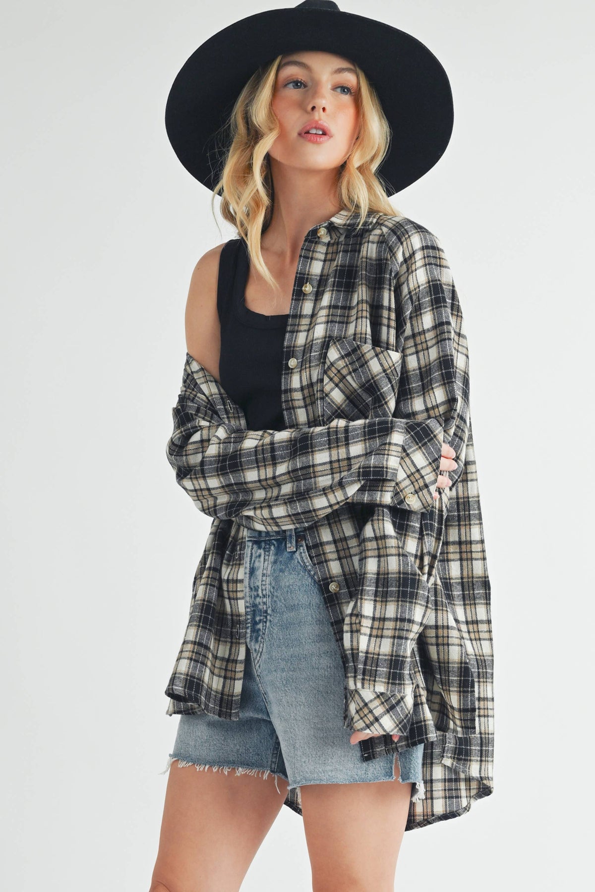8375EN Abri Plaid Flannel Shirt 3