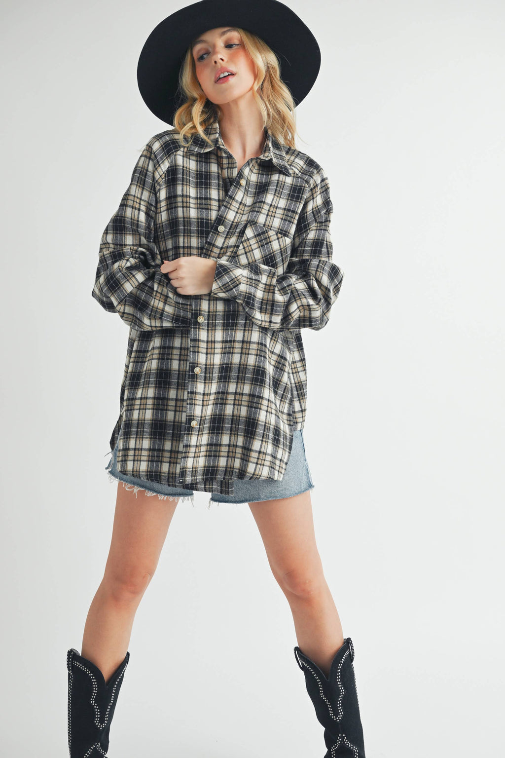 8375EN Abri Plaid Flannel Shirt 3