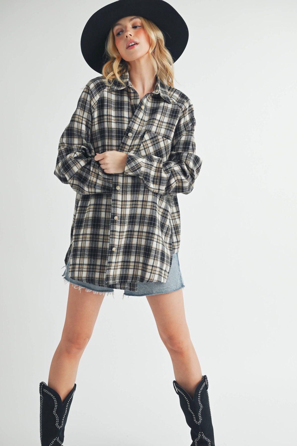 8375EN Abri Plaid Flannel Shirt 3
