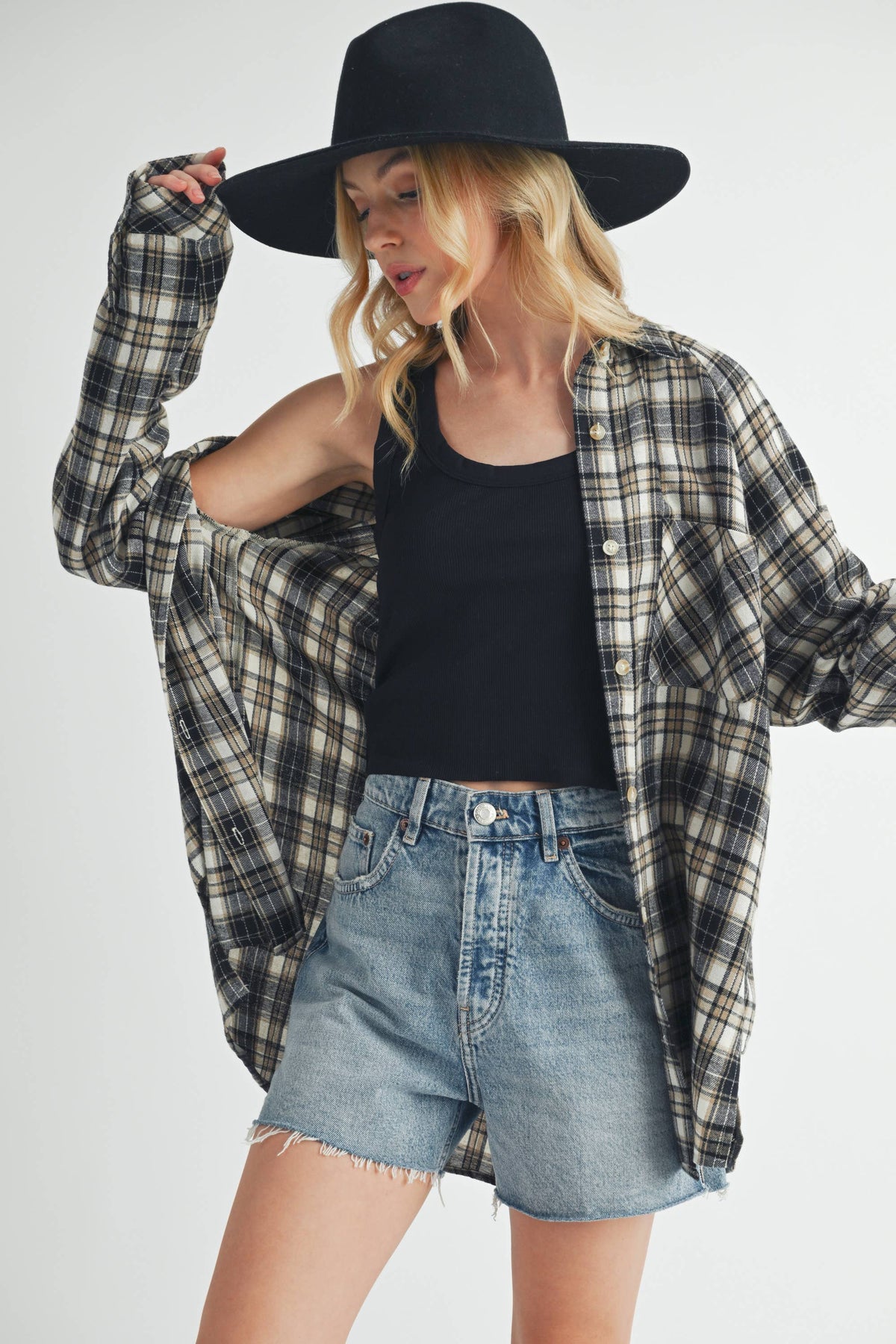 8375EN Abri Plaid Flannel Shirt 3
