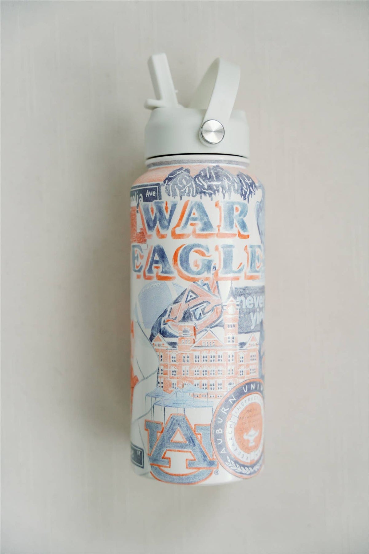 Auburn University 32 oz Insulated Water Bottle