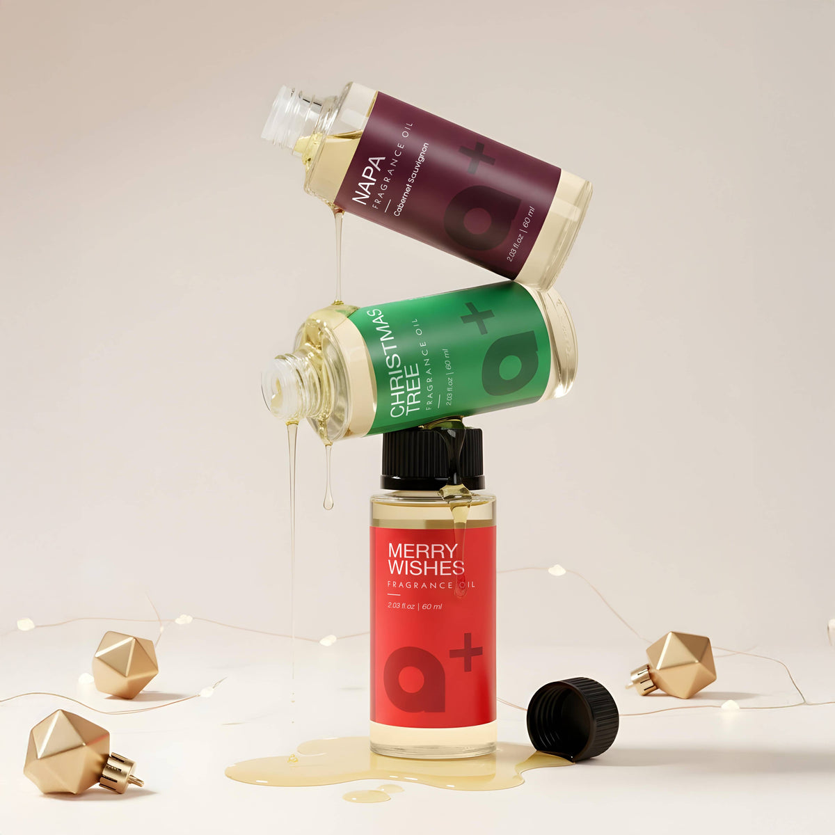 Aromar + Napa 2oz Holiday Waterless Fragrance Oil