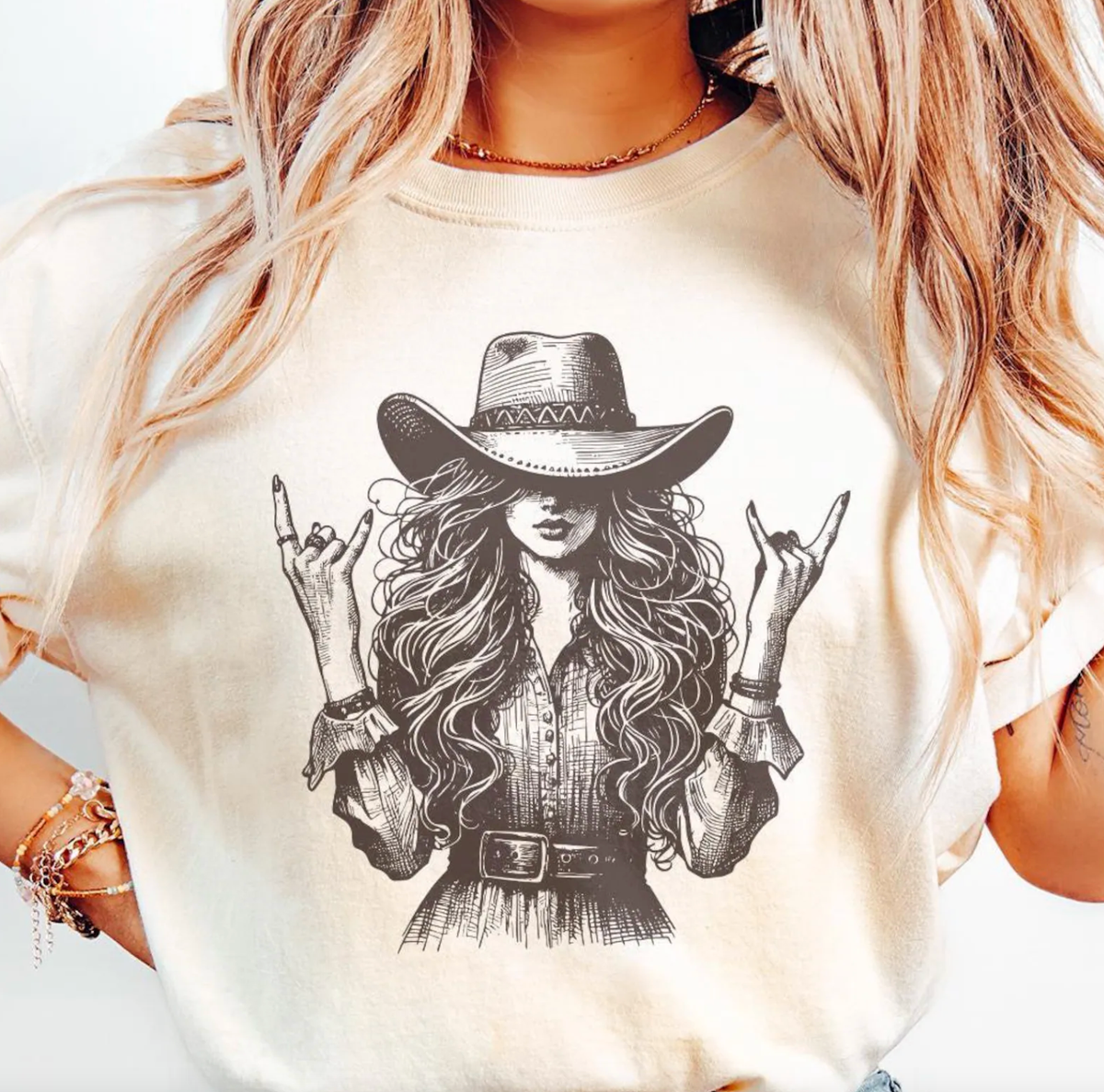 Rockstar Cowgirl Tee