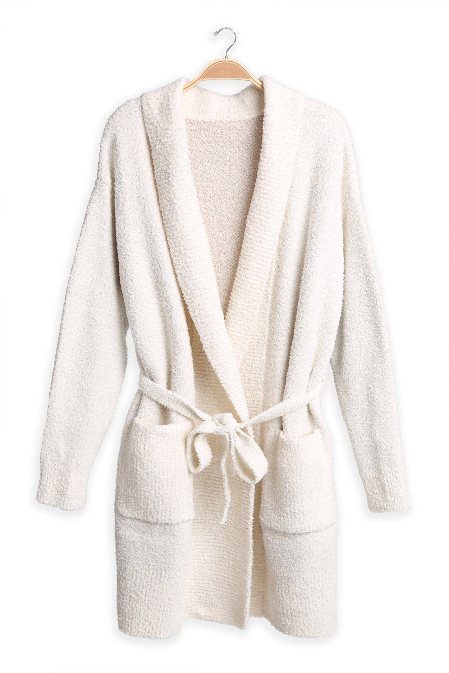 JCL6270 Super Lux Solid Color Robe/Cardigan