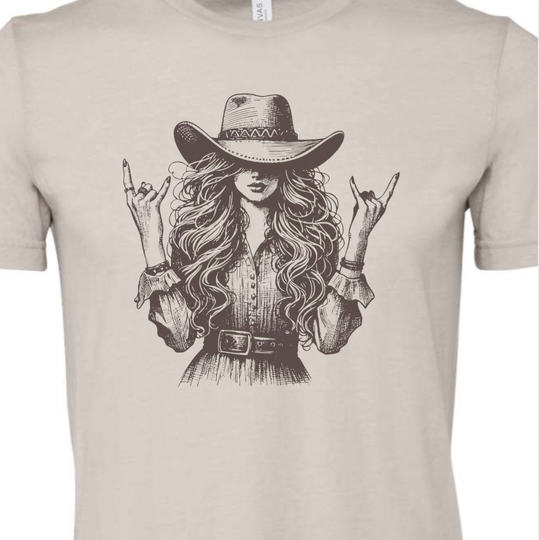 Rockstar Cowgirl Tee