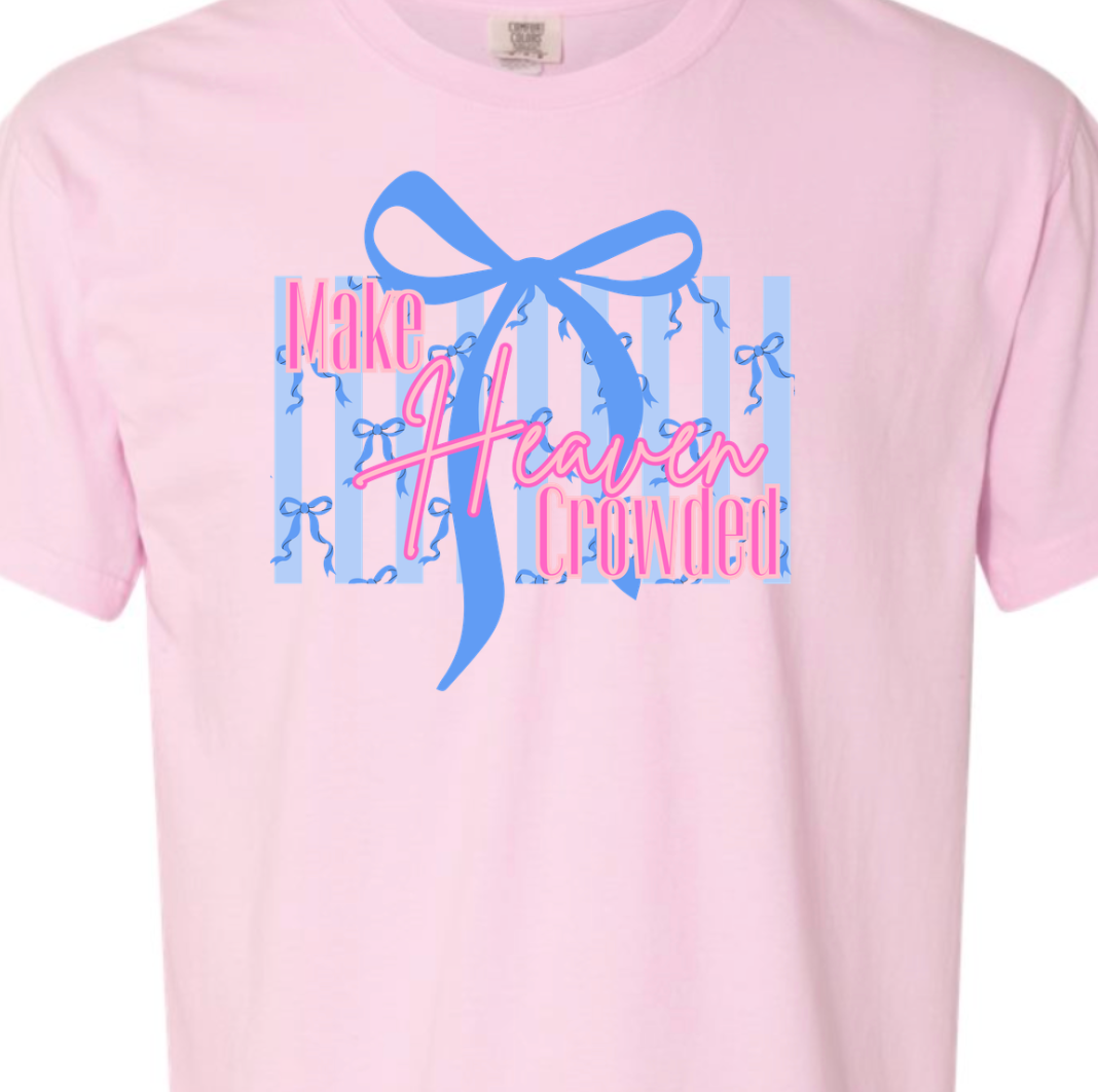 Coquette Make Heaven Crowded Comfort Color Tee