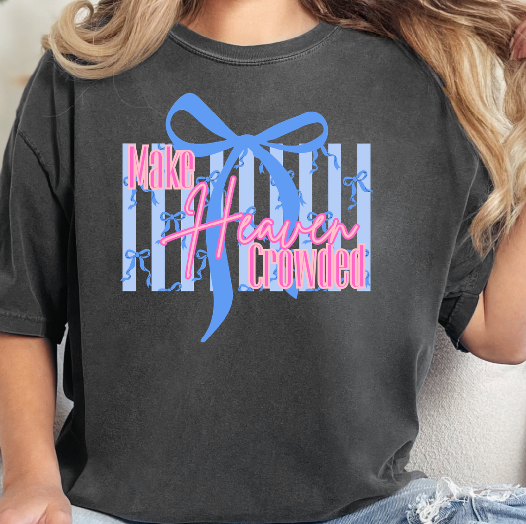 Coquette Make Heaven Crowded Comfort Color Tee