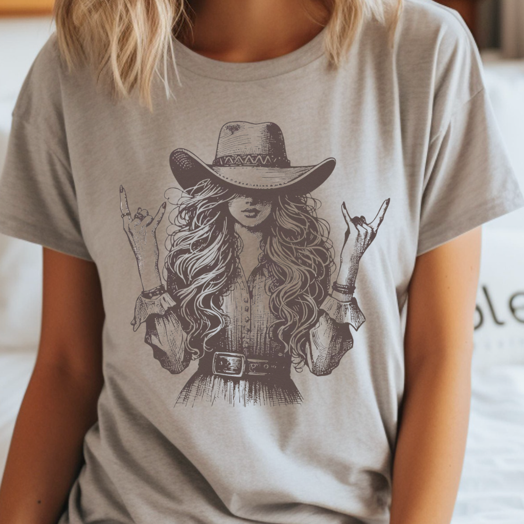 Rockstar Cowgirl Tee