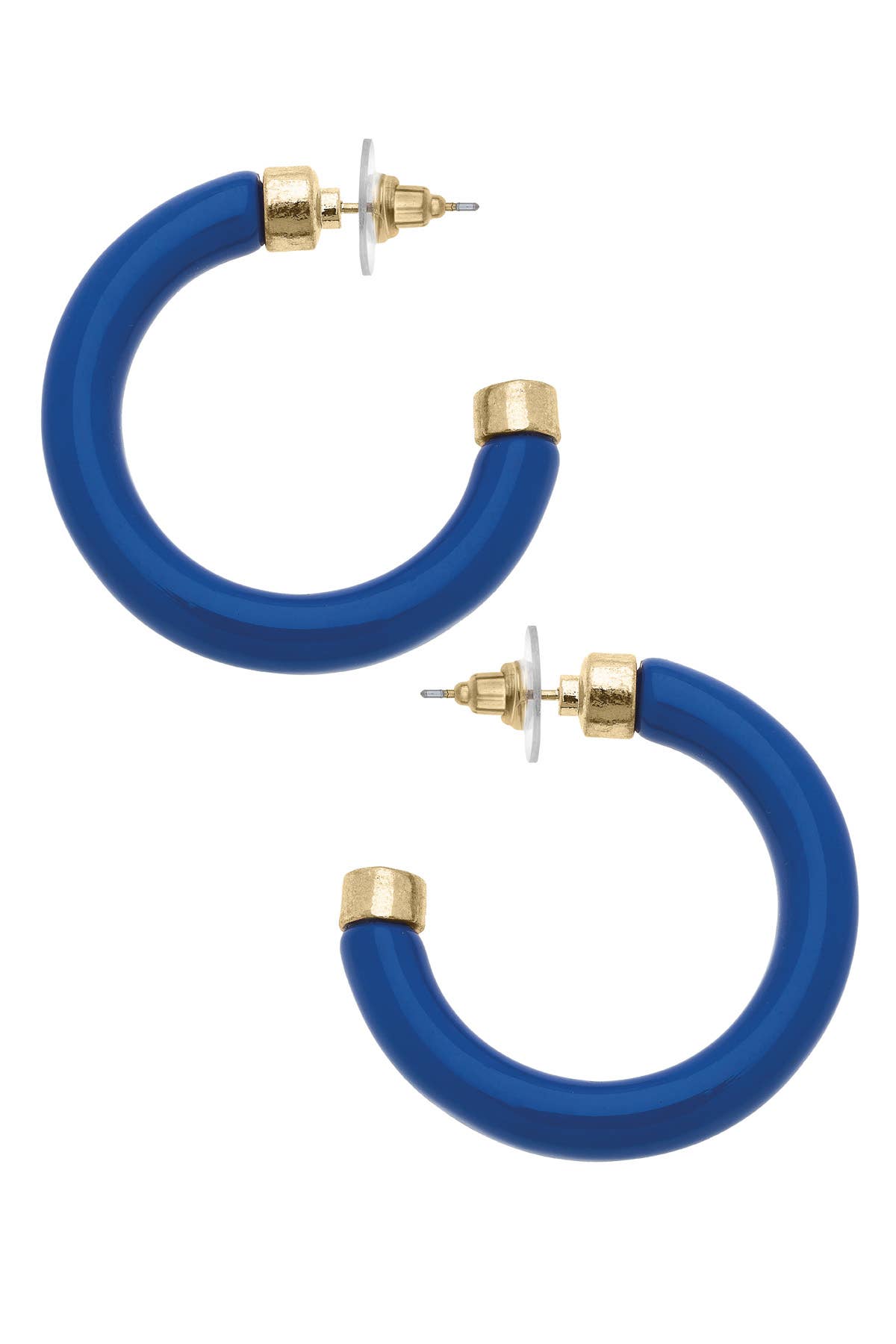 Hillary Resin Hollow Hoop Earrings