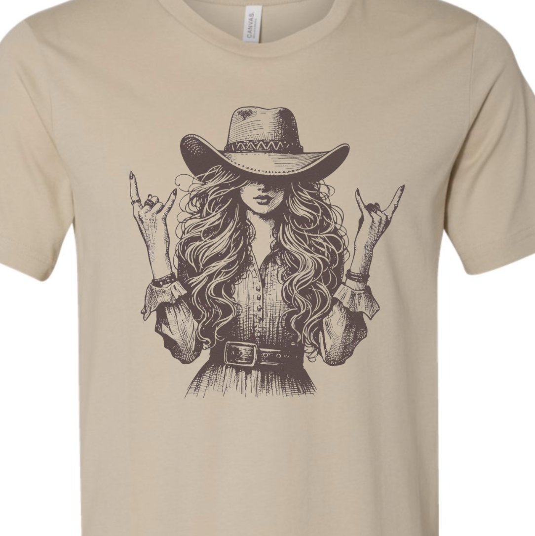 Rockstar Cowgirl Tee