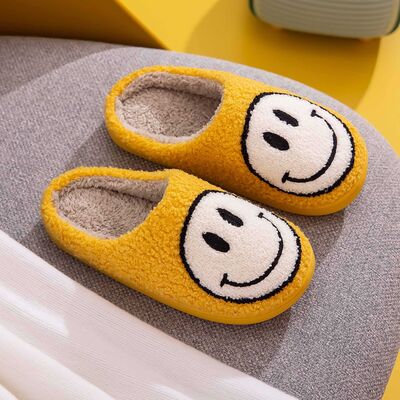 Melody Smiley Face Slippers