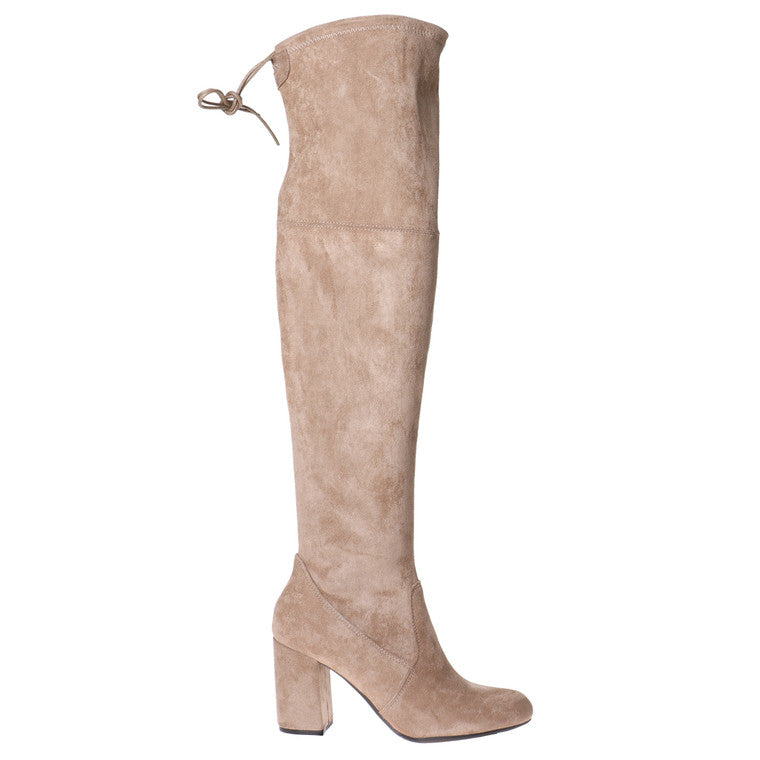 Pierre Dumas Aleesa Tall Boot in Taupe